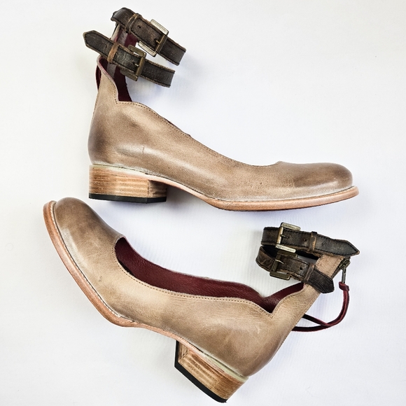 EUC Freebird Maribel Shoes, Taupe - Picture 3 of 13